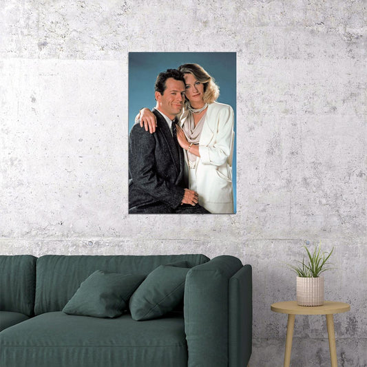Bruce Willis Moonlighting Comedy Tv Series Poster Wall Art Print Home Wall Decor - xonomax