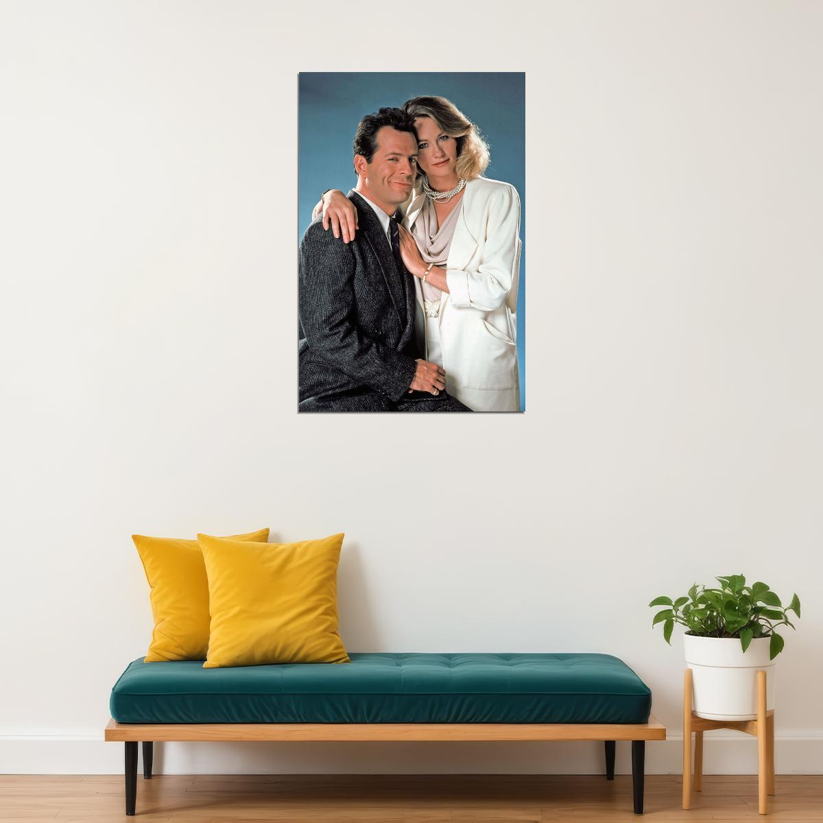 Bruce Willis Moonlighting Comedy Tv Series Poster Wall Art Print Home Wall Decor - xonomax