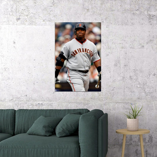 Barry Bonds Vintage American Baseball Sports Poster Wall Art Print Home Wall Decor - xonomax
