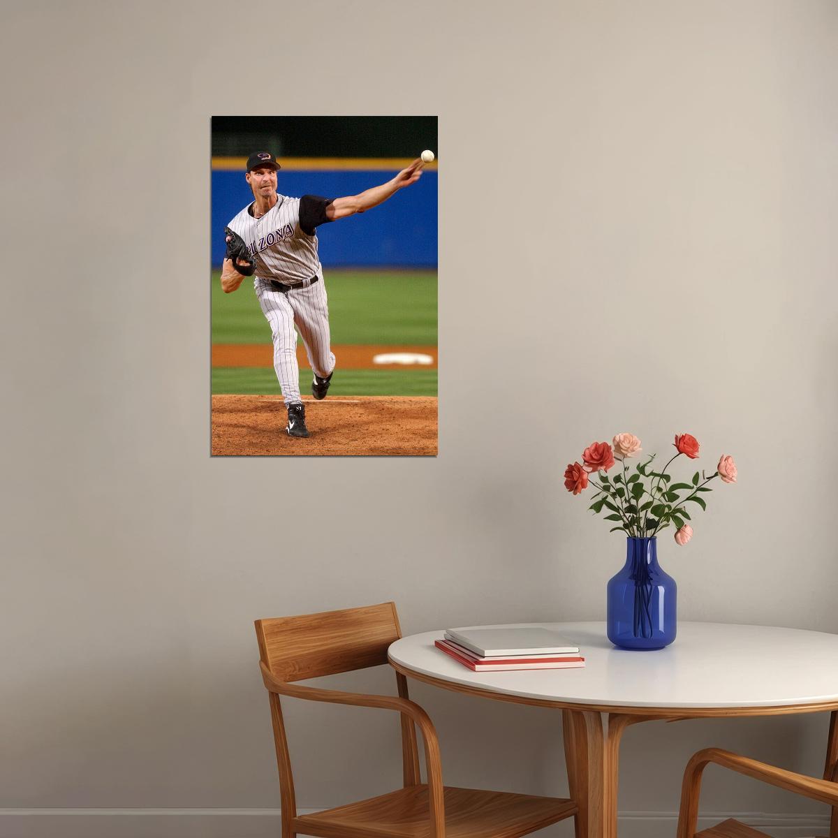 Randy Johnson Big Unit Baseball Match Sports Poster Wall Art Print Home Wall Decor - xonomax