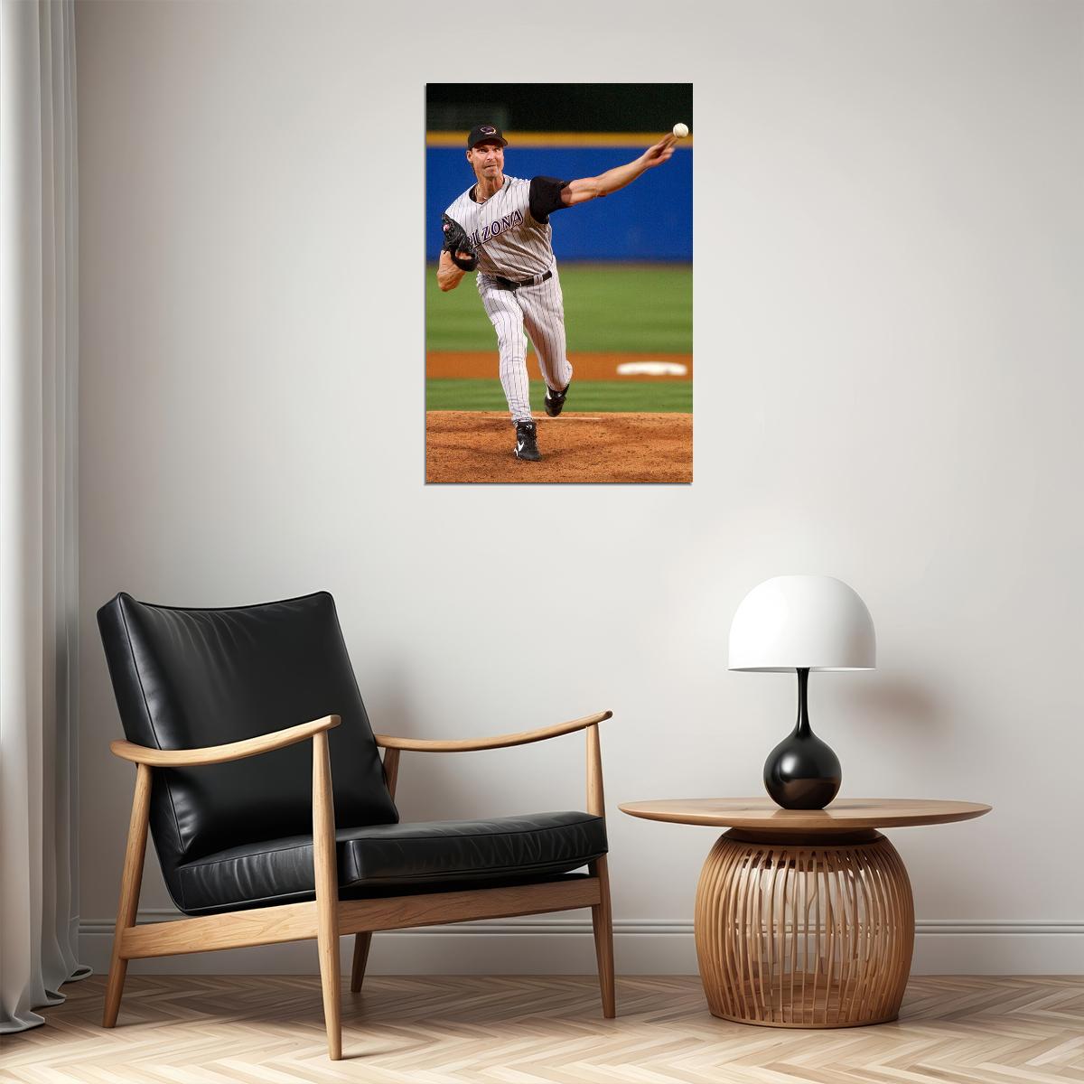 Randy Johnson Big Unit Baseball Match Sports Poster Wall Art Print Home Wall Decor - xonomax