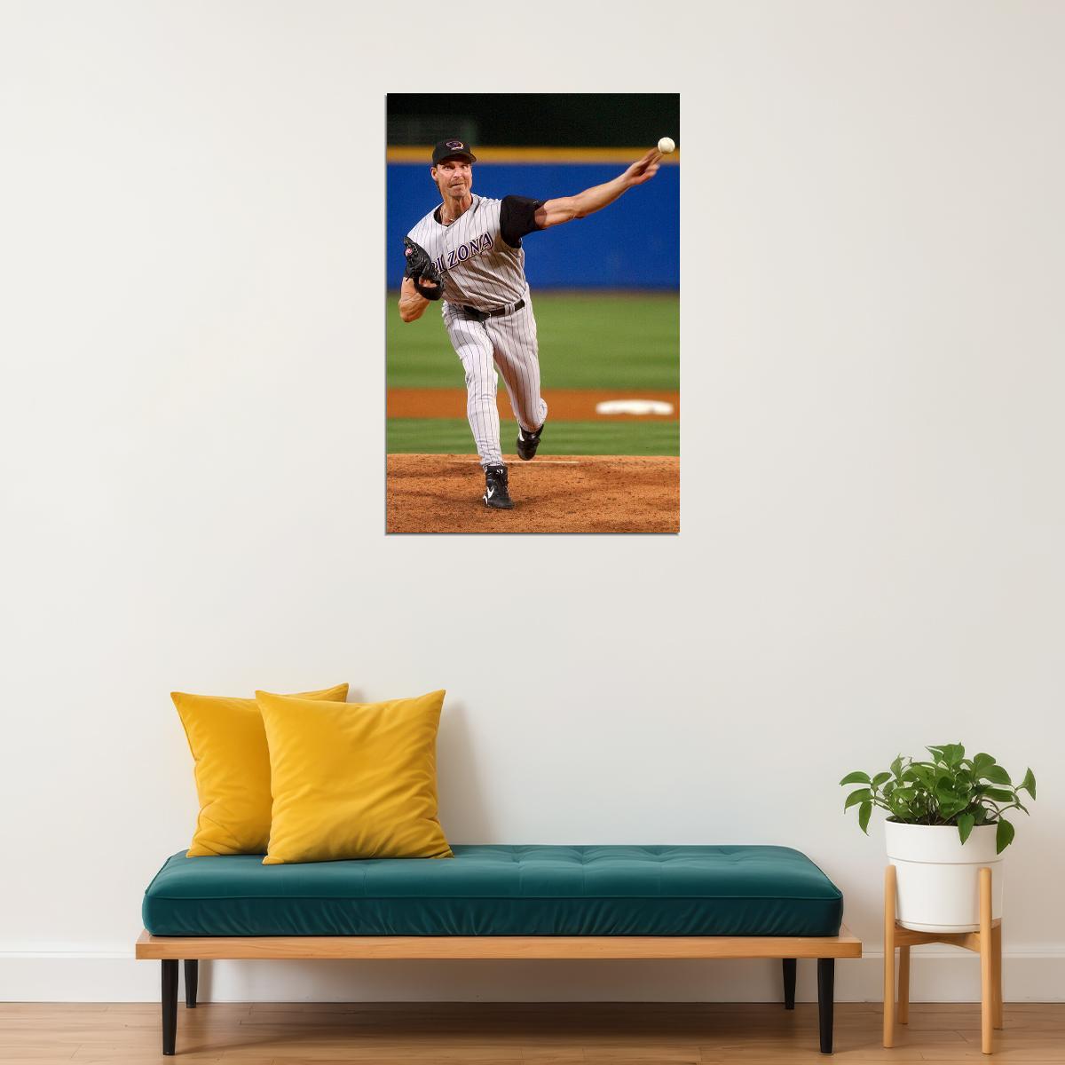 Randy Johnson Big Unit Baseball Match Sports Poster Wall Art Print Home Wall Decor - xonomax