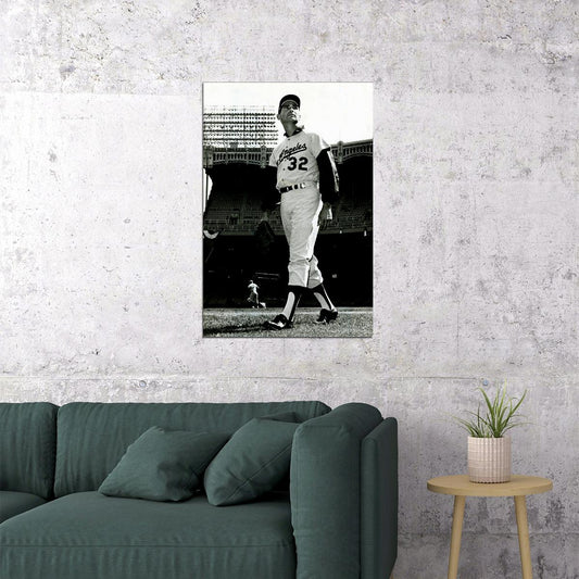 Sandy Koufax Vintage American Baseball Player Match Poster Wall Art Print Home Wall Decor - xonomax