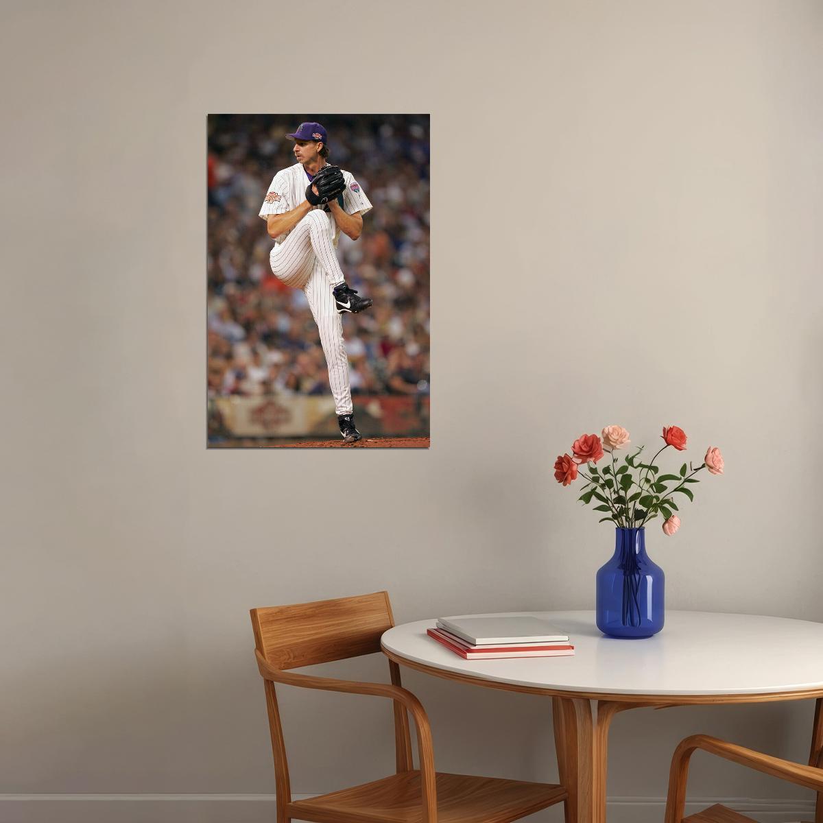 Randy Johnson Big Unit Baseball Match Poster Wall Art Print Home Wall Decor - xonomax