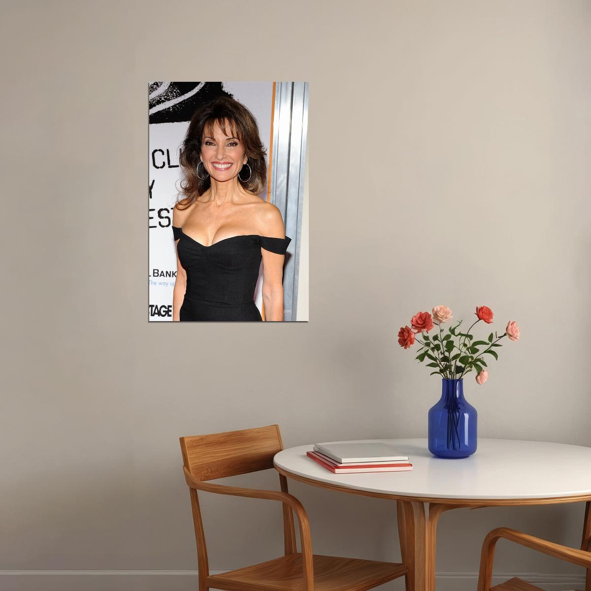 Susan Lucci 80s 90s Cinema Actress Presenter Poster Wall Art Print Home Wall Decor