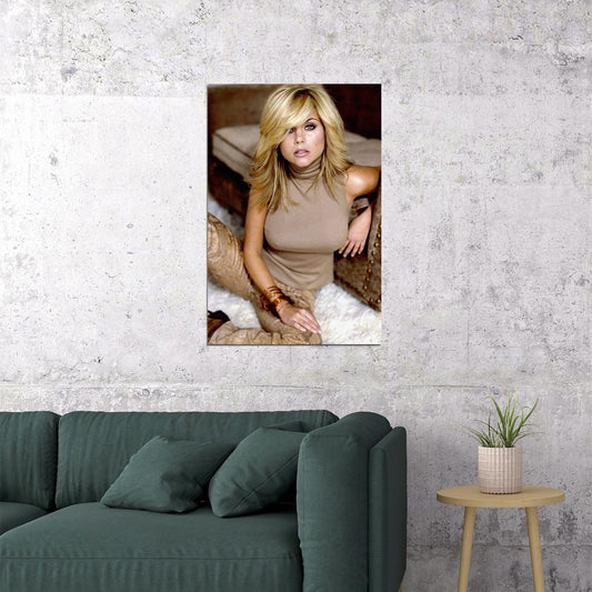 Tiffani Amber Thiessen 80s 90s Cinema Actor Poster Wall Art Print Home Wall Decor - xonomax