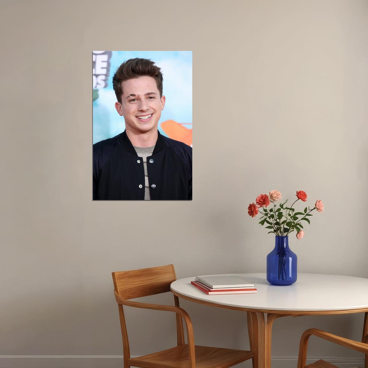 Charlie Puth Celebrity Pop Music Singer Poster Wall Art Print Home Wall Decor - xonomax