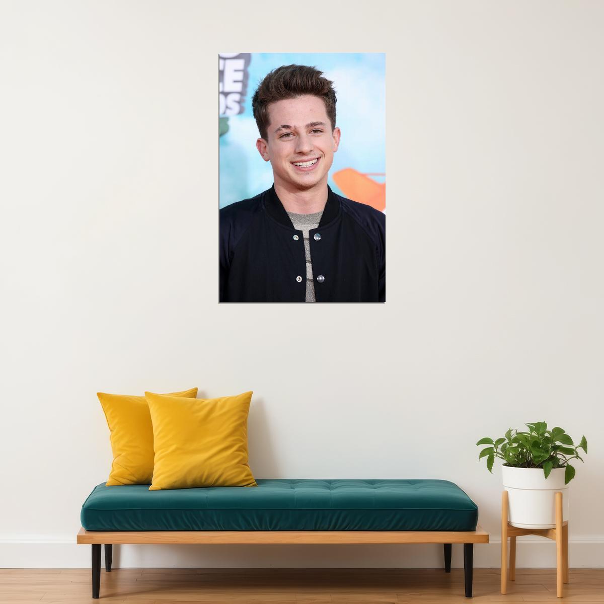 Charlie Puth Celebrity Pop Music Singer Poster Wall Art Print Home Wall Decor - xonomax