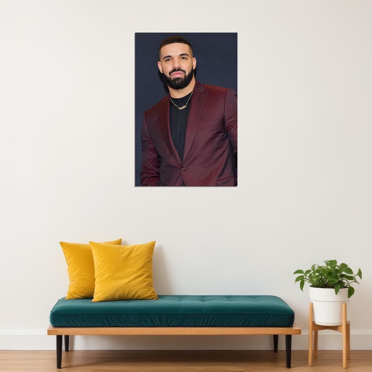 Drake Celebrity Cinema Actor Musician Artist Poster Wall Art Print Home Wall Decor - xonomax