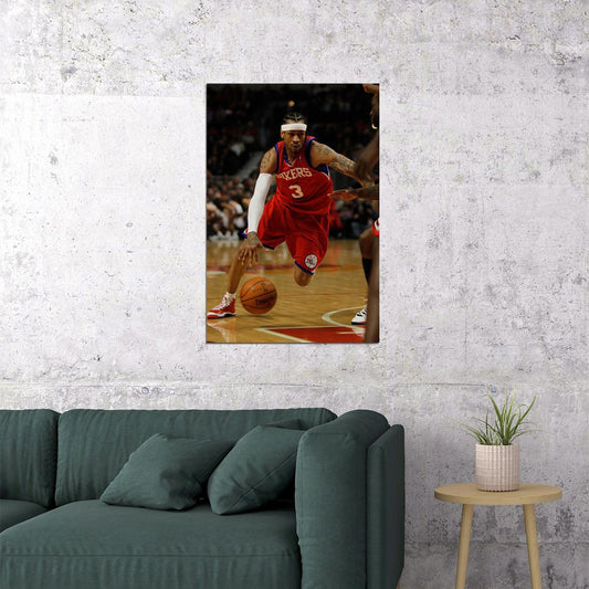 Allen Iverson American Basketball Player Poster Wall Art Print Home Wall Decor - xonomax