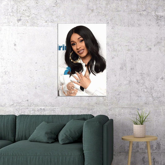 Cardi B Celebrity Singer Movie Actress Artist Poster Wall Art Print Home Wall Decor - xonomax