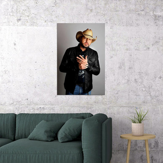 Jason Aldean Celebrity Country Rock Singer Poster Wall Art Print Home Wall Decor - xonomax