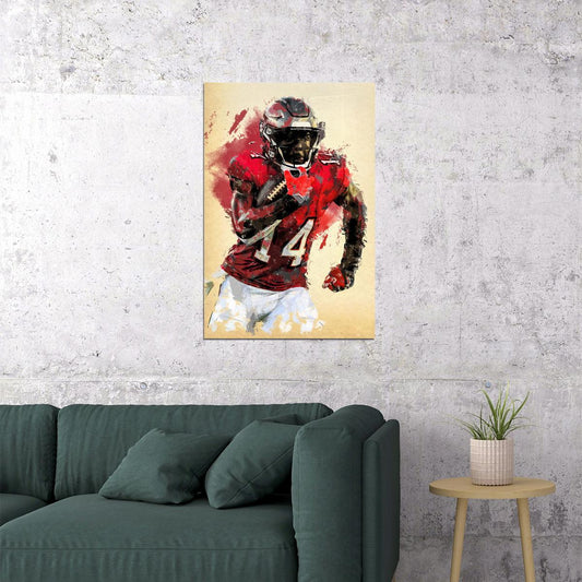 Tampa Bay Buccaneers Chris Godwin American Football Player Poster Wall Art Print Home Wall Decor - xonomax