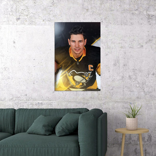 Sidney Crosby Ice Hockey Athlete Match Poster Wall Art Print Home Wall Decor - xonomax