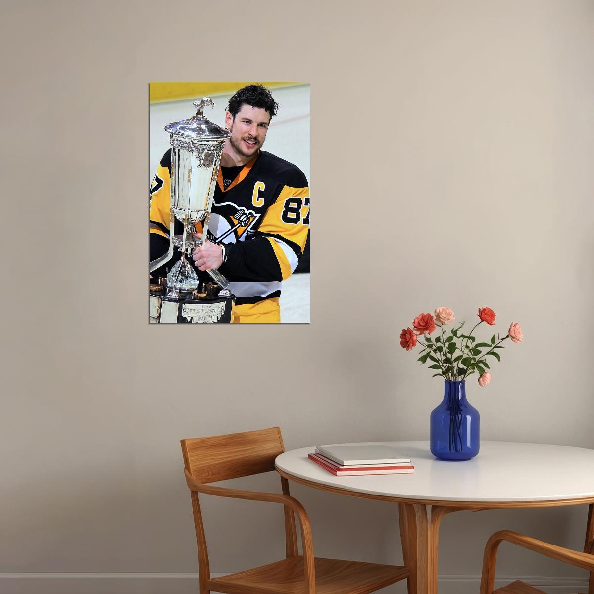 Sidney Crosby Celebrity Ice Hockey Player Match Poster Wall Art Print Home Wall Decor - xonomax