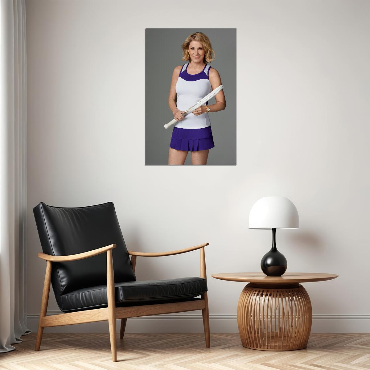 Chris Evert American Tennis Player Sports Poster Wall Art Print Home Wall Decor - xonomax