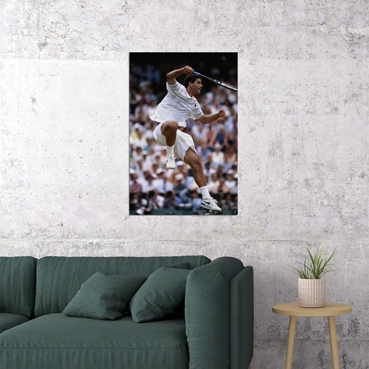 Pete Sampras Celebrity American Tennis Player Poster Wall Art Print Home Wall Decor - xonomax
