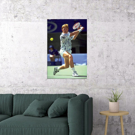 Boris Becker German Tennis Player Athlete Poster Wall Art Print Home Wall Decor - xonomax