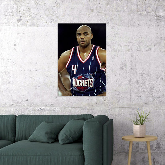 Charles Barkley American Basketball Sports Poster Wall Art Print Home Wall Decor - xonomax