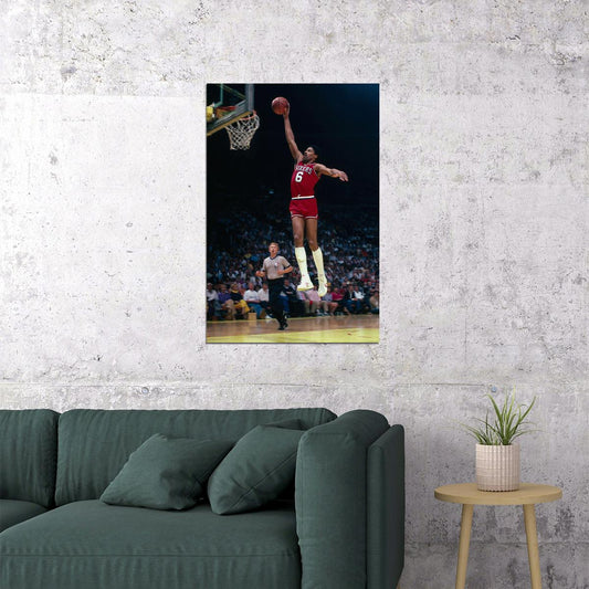 Dr J Julius Erving American Basketball Match Poster Wall Art Print Home Wall Decor - xonomax