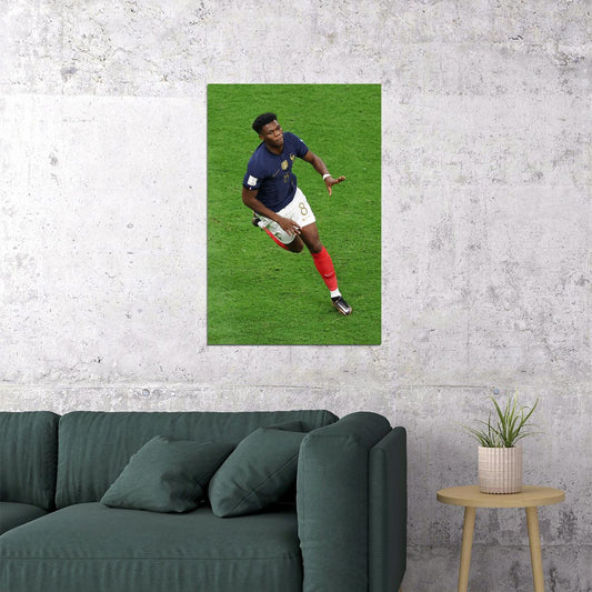 Aurelien Tchouameni France National Team World Cup Poster Wall Art Print Home Wall Decor - xonomax