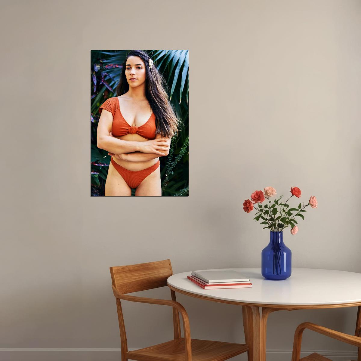Aly Raisman Celebrity Sexy Female Gymnast Poster Wall Art Print Home Wall Decor - xonomax