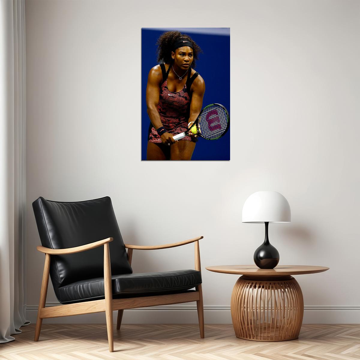 Serena Williams Tennis Champion Player Sports Poster Wall Art Print Home Wall Decor