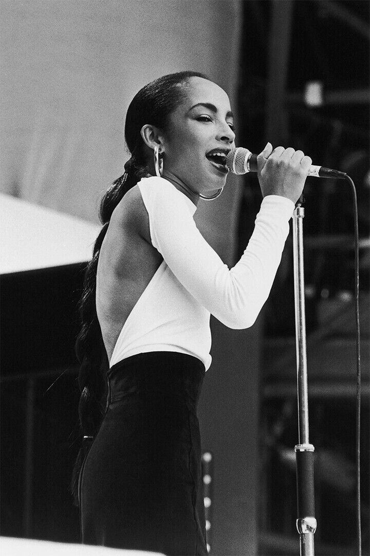 Sade 80's 90's Beauty Singer Musician Artist Poster Wall Art Print Home Wall Decor