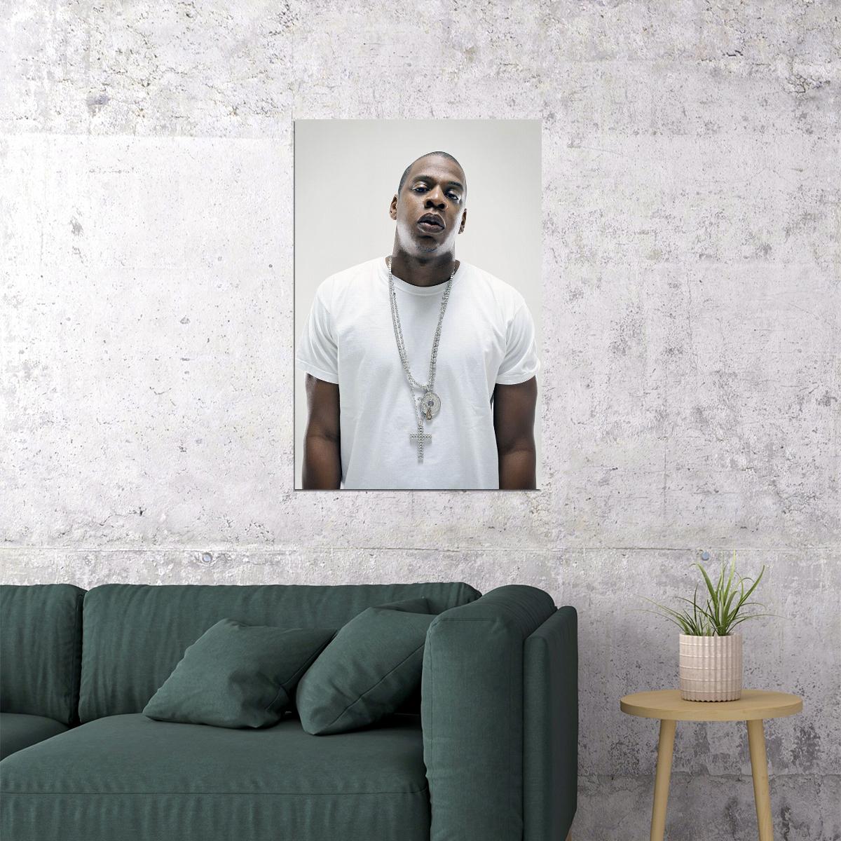 Jay Z Celebrity Rap Music Singer Album Artist Poster Wall Art Print Home Wall Decor