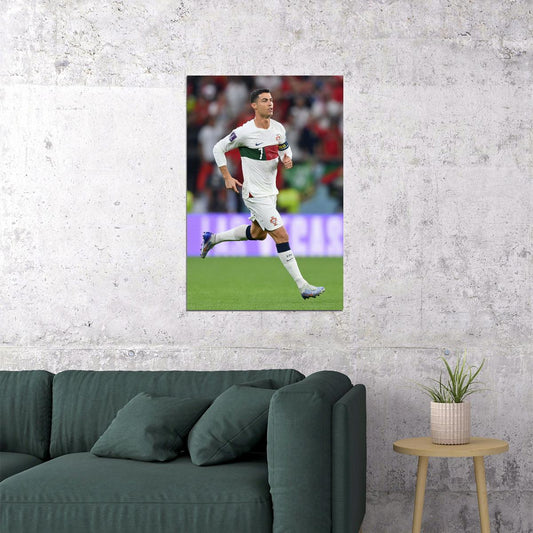 Cristiano Ronaldo Portugal National Team World Cup Poster Wall Art Print Home Wall Decor - xonomax
