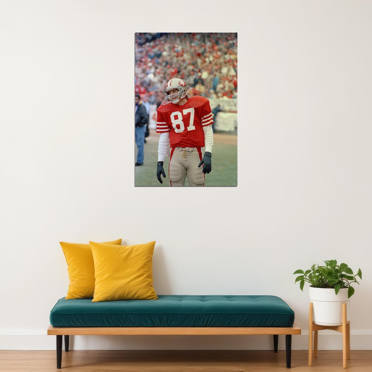 Dwight Clark American Football Player Star Poster Wall Art Print Home Wall Decor - xonomax