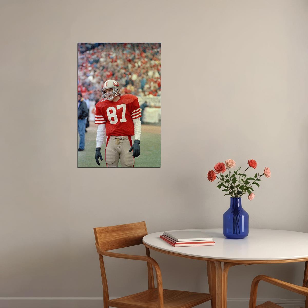 Dwight Clark American Football Player Star Poster Wall Art Print Home Wall Decor - xonomax
