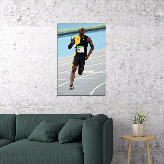 2016 Usain Bolt Track And Field Poster Wall Art Print Home Wall Decor - xonomax