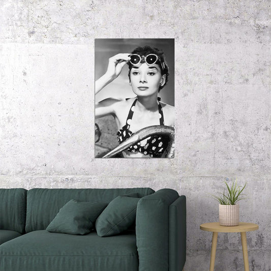 Audrey Hepburn Celebrity Cinema Actress Star Poster Wall Art Print Home Wall Decor - xonomax