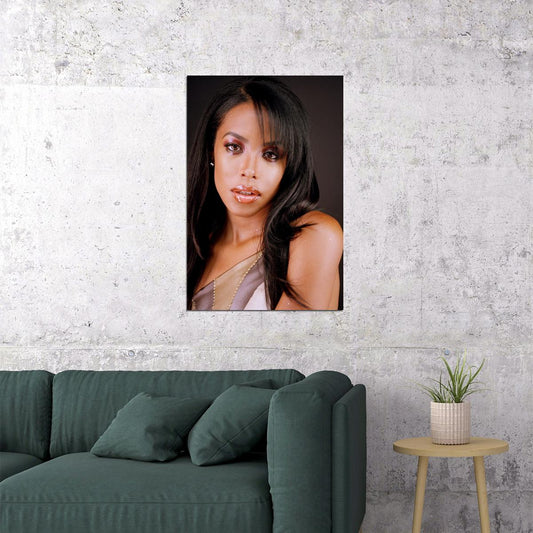 Aaliyah Vintage Music Singer Dancer Idol Poster Wall Art Print Home Wall Decor - xonomax