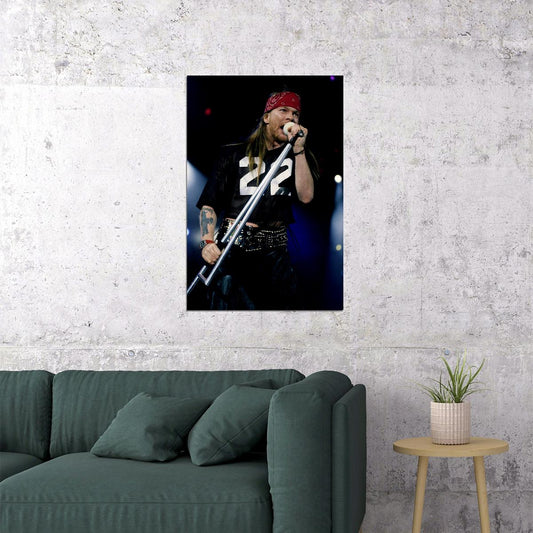 Axl Rose 80s 90s Vintage Music Singer Star Poster Wall Art Print Home Wall Decor - xonomax