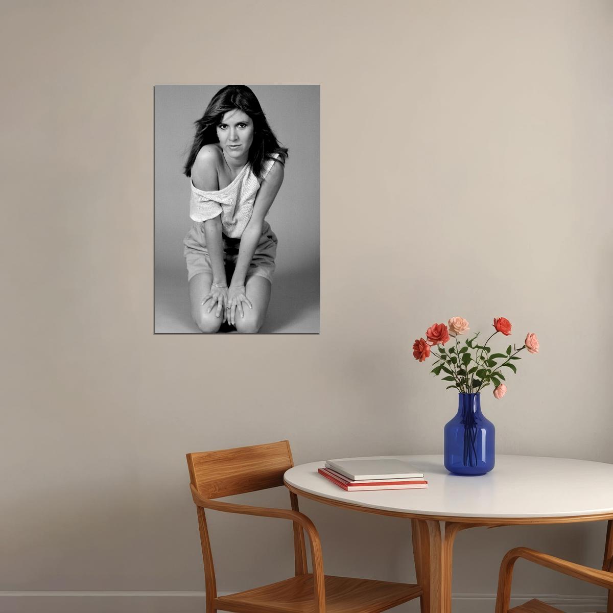 Carrie Fisher Movie Actor Scriptwriter Star Poster Wall Art Print Home Wall Decor - xonomax