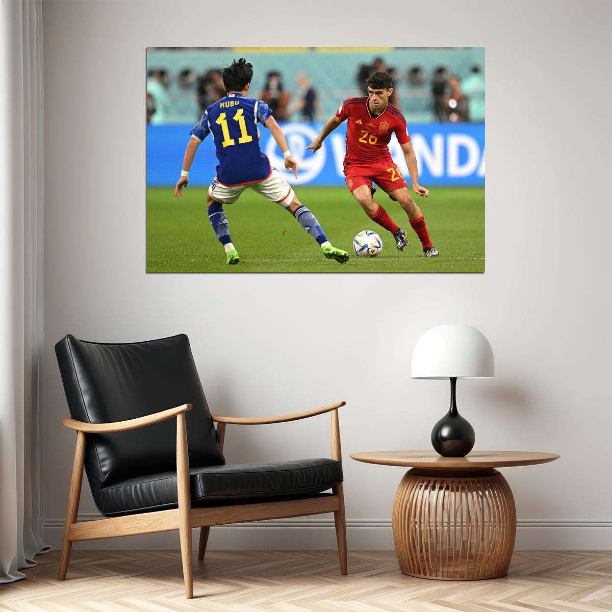 Pedri Spain National Team World Cup Poster Wall Art Print Home Wall Decor