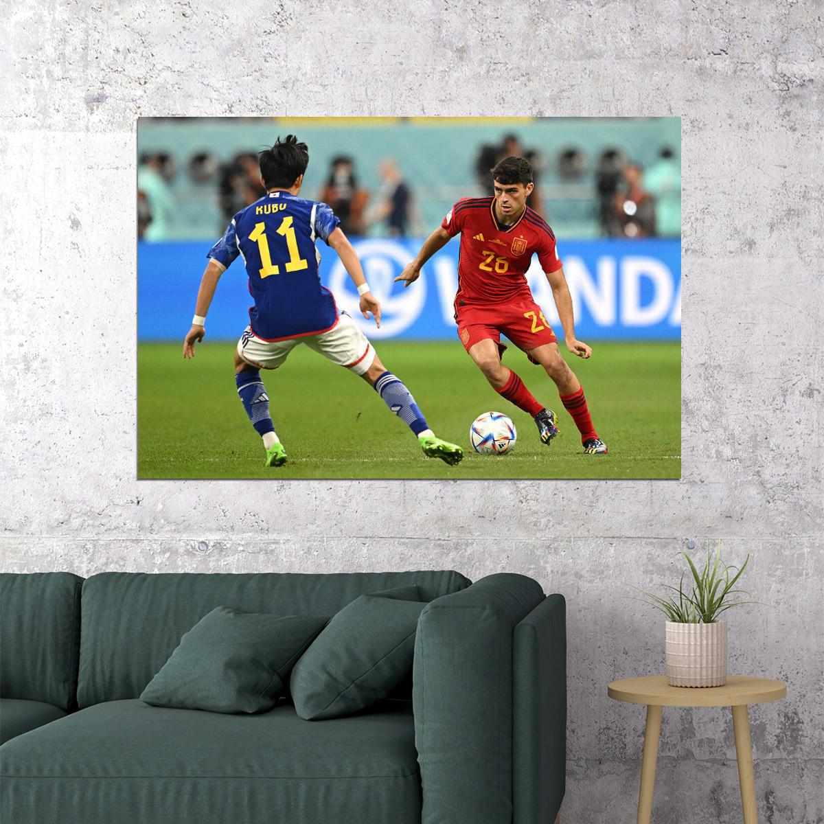 Pedri Spain National Team World Cup Poster Wall Art Print Home Wall Decor