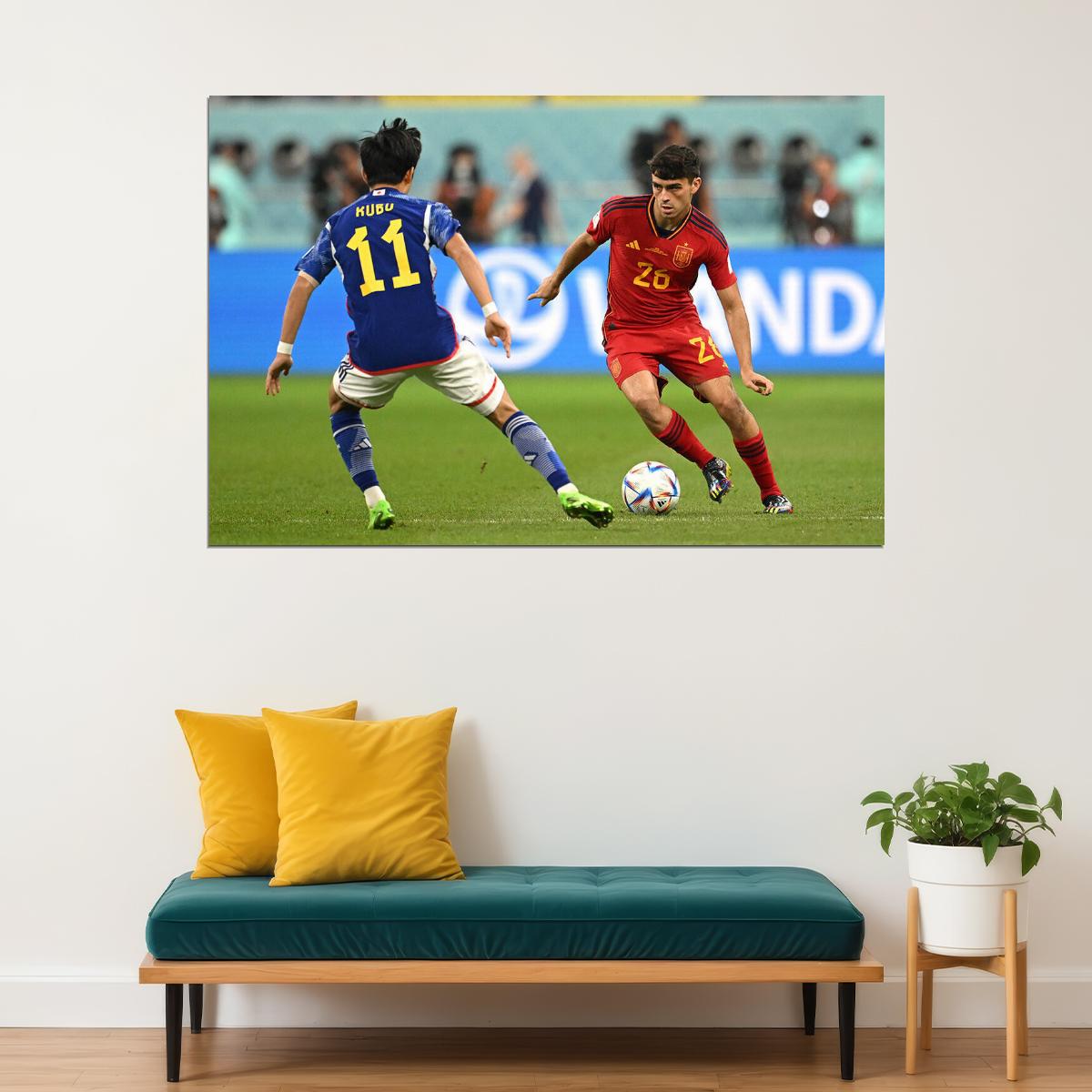 Pedri Spain National Team World Cup Poster Wall Art Print Home Wall Decor