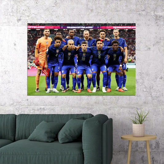 United States National Team Fans World Cup Poster Wall Art Print Home Wall Decor - xonomax