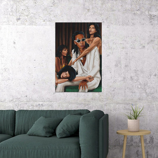 Wiz Khalifa American Rapper Multiverse Poster Wall Art Print Home Wall Decor - xonomax