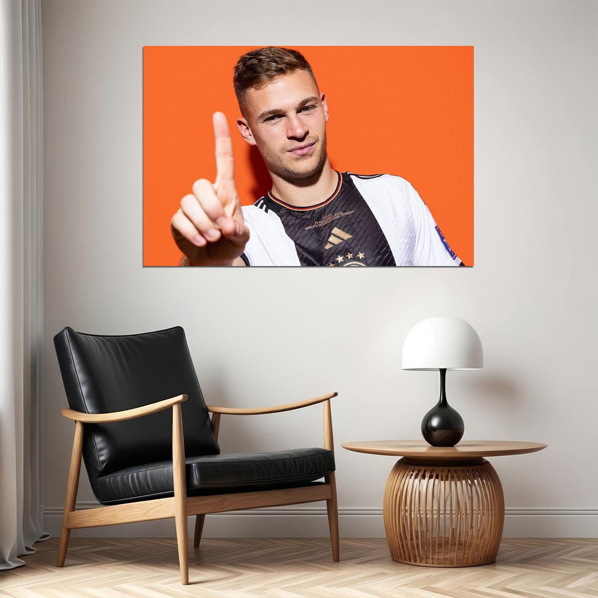 Joshua Kimmich Germany World Soccer Fans 2022 Poster Wall Art Print Home Wall Decor