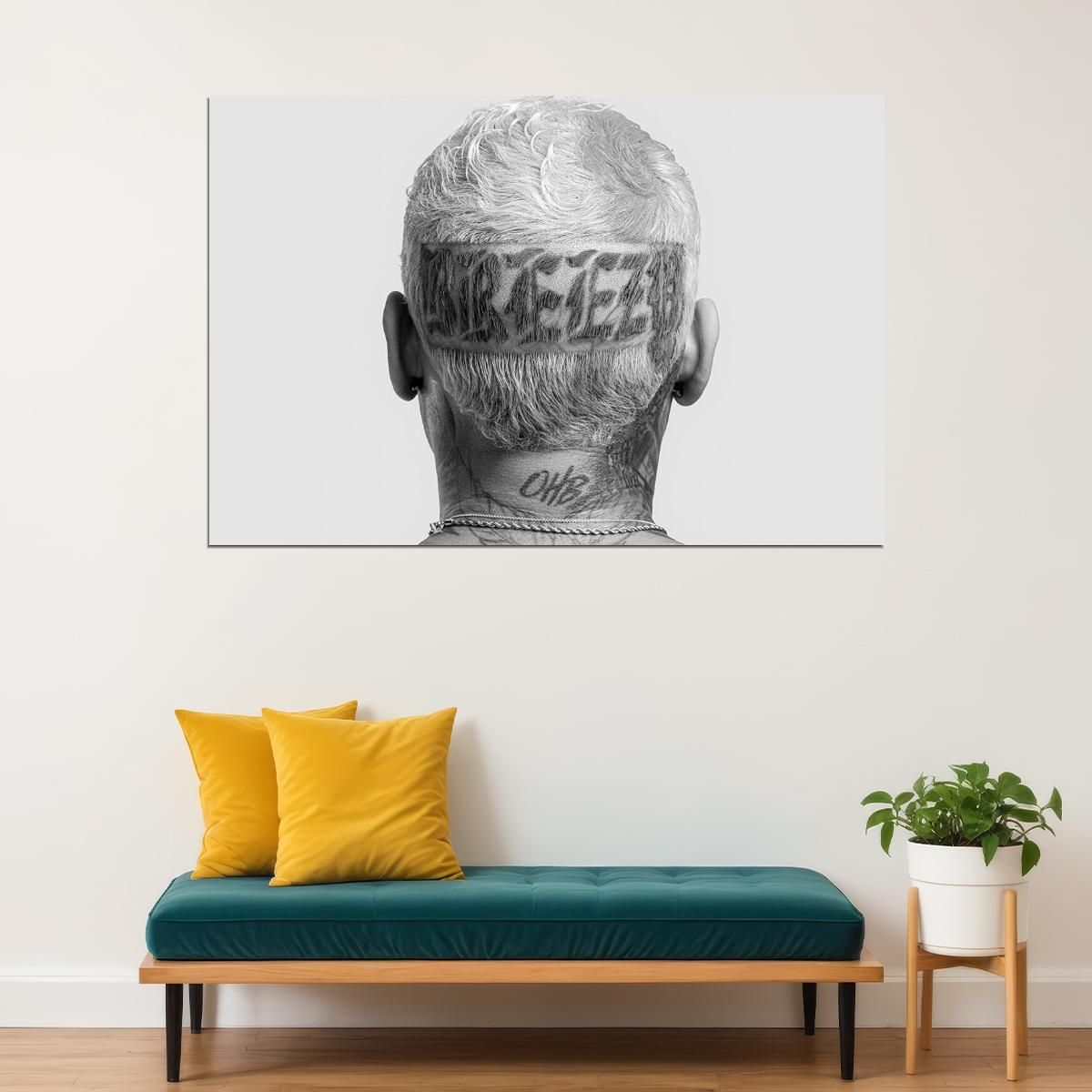 Chris Brown American Rapper Breezy Music Album Poster Wall Art Print Home Wall Decor