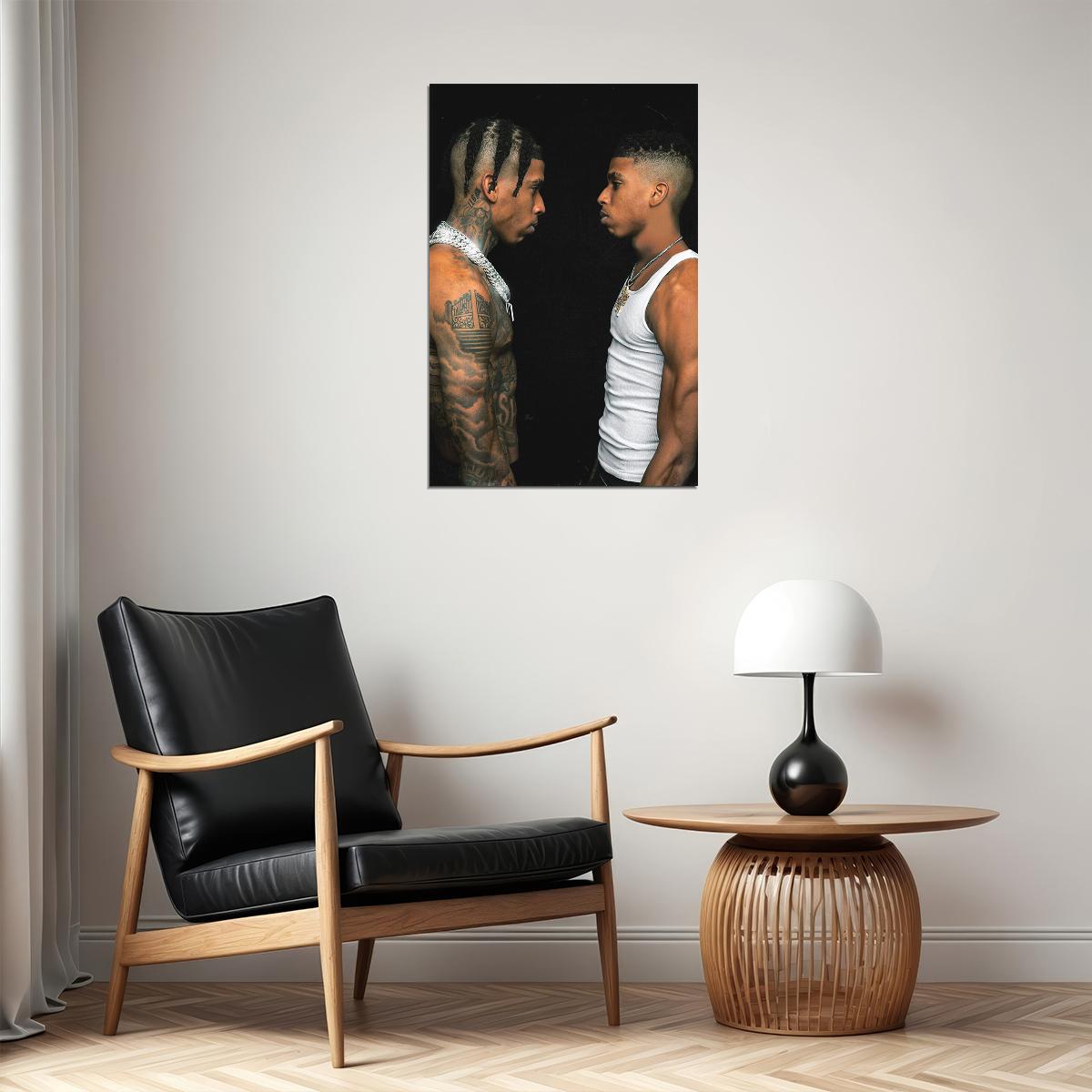 Nle Choppa Me Vs. Me Music Album Poster Wall Art Print Home Wall Decor - xonomax