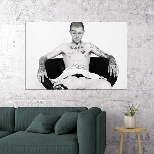 Lil Peep American Rap Musician Model Poster Wall Art Print Home Wall Decor - xonomax