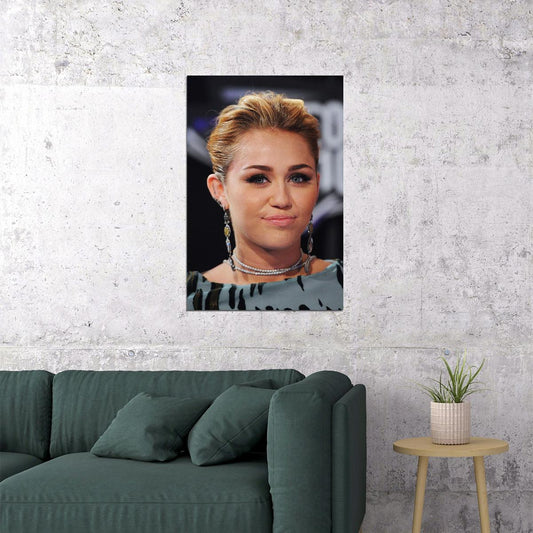 Miley Cyrus Celebrity Singer Actress Star Poster Wall Art Print Home Wall Decor - xonomax