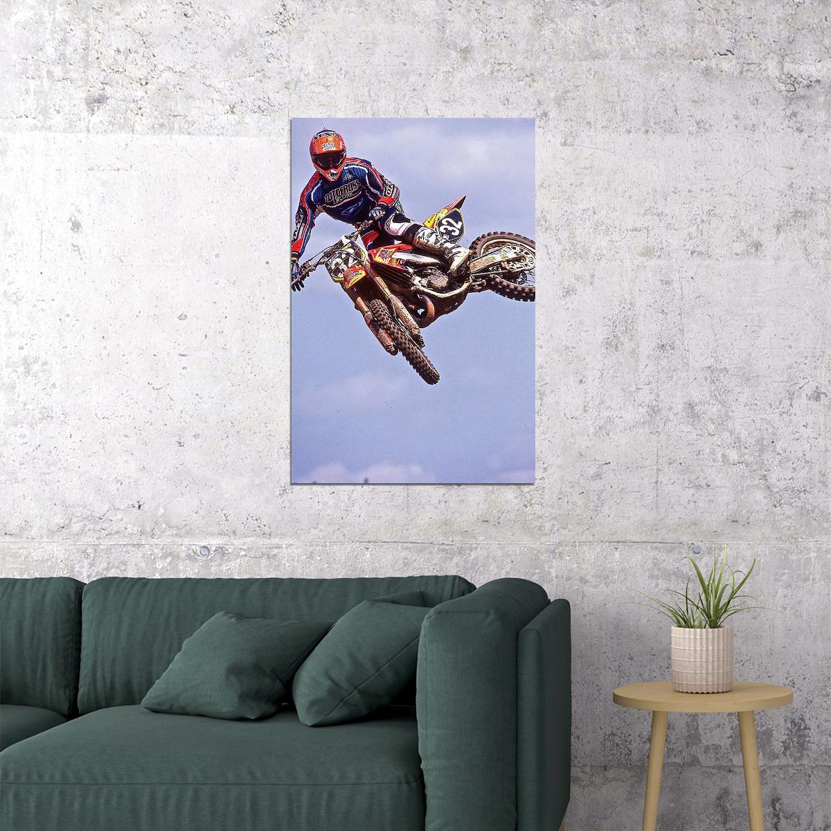 Jeff Stanton Motorcycle Cross Country Racer Idol Poster Wall Art Print Home Wall Decor