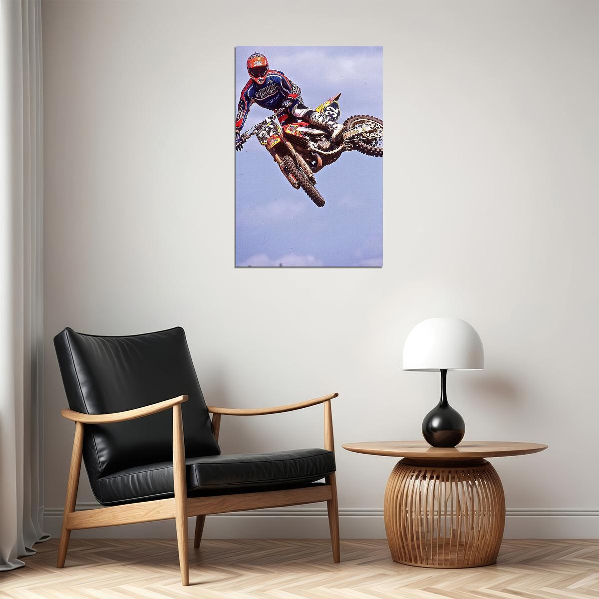 Jeff Stanton Motorcycle Cross Country Racer Idol Poster Wall Art Print Home Wall Decor
