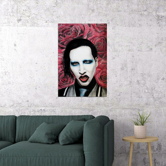 Marilyn Manson Celebrity Singer Musician Star Poster Wall Art Print Home Wall Decor - xonomax